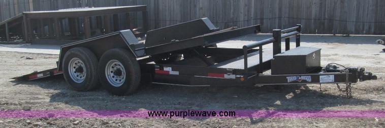 image for item F3152 2010 Texas Bragg tilt deck trailer