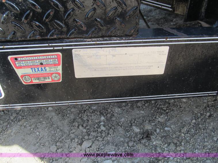 image for item F3152 2010 Texas Bragg tilt deck trailer