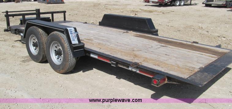 image for item F3152 2010 Texas Bragg tilt deck trailer