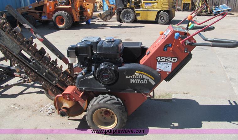 image for item F3158 2005 Ditch Witch 1330 walk behind trencher