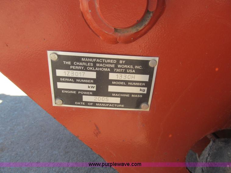 image for item F3158 2005 Ditch Witch 1330 walk behind trencher