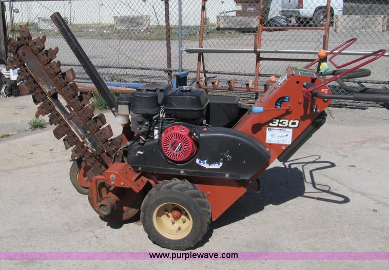 image for item F3160 2005 Ditch Witch 1330 walk behind trencher