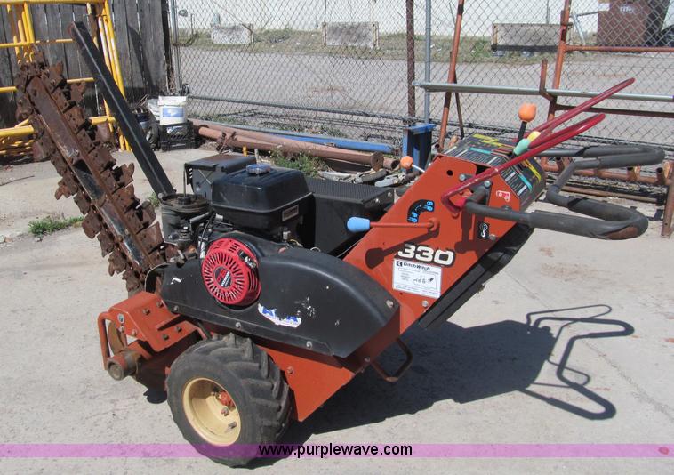 image for item F3160 2005 Ditch Witch 1330 walk behind trencher