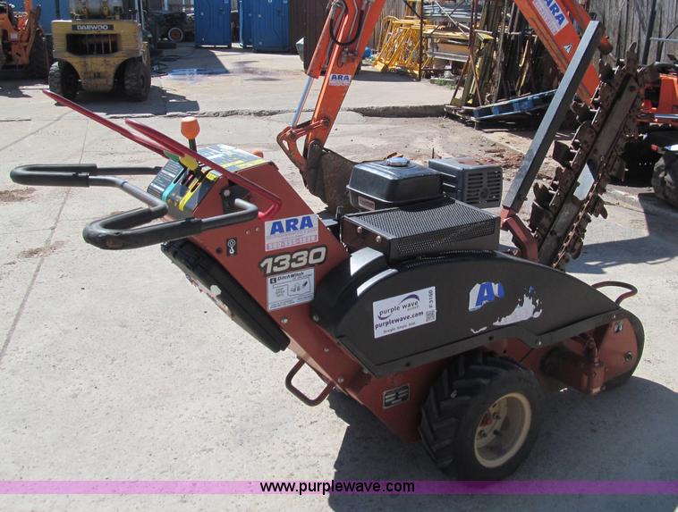 image for item F3160 2005 Ditch Witch 1330 walk behind trencher