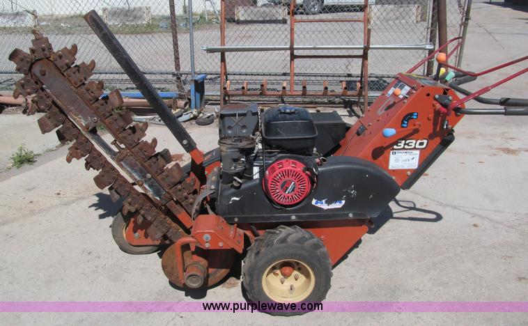 image for item F3160 2005 Ditch Witch 1330 walk behind trencher