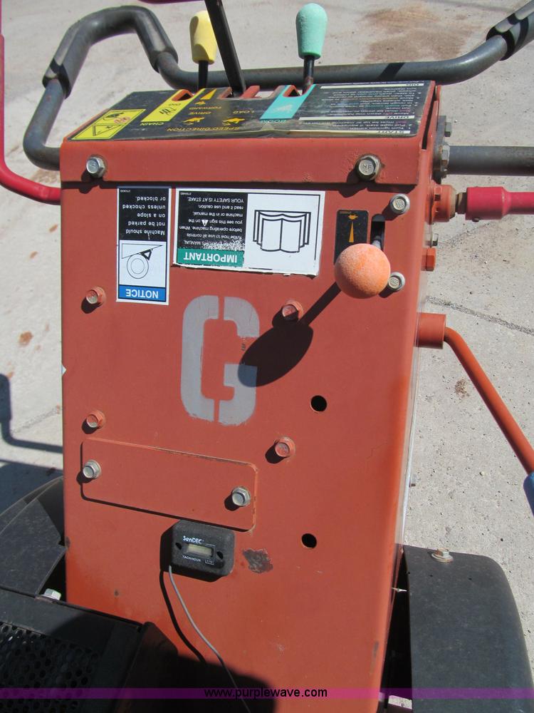image for item F3160 2005 Ditch Witch 1330 walk behind trencher