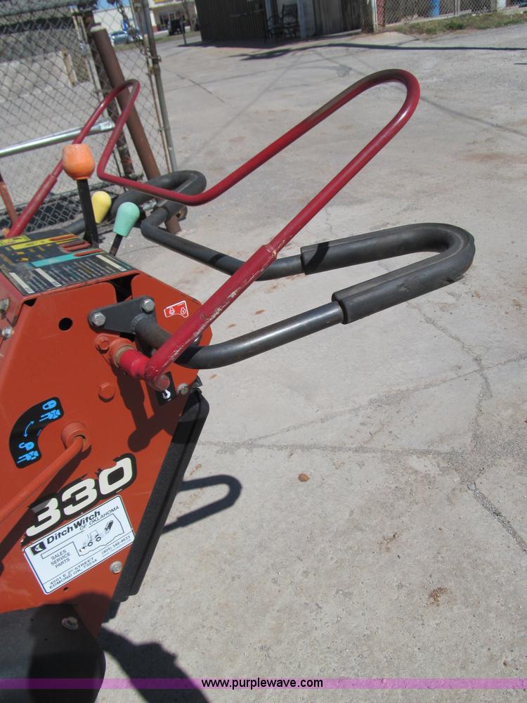 image for item F3160 2005 Ditch Witch 1330 walk behind trencher