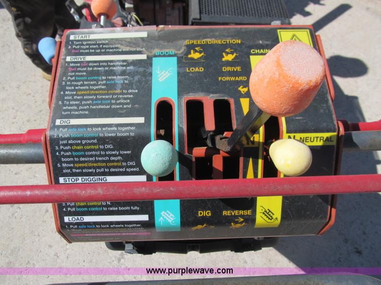 image for item F3160 2005 Ditch Witch 1330 walk behind trencher