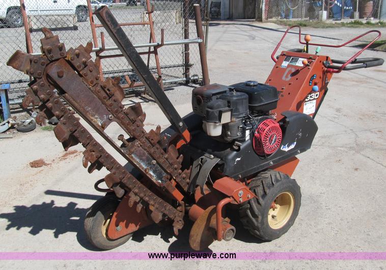 image for item F3160 2005 Ditch Witch 1330 walk behind trencher