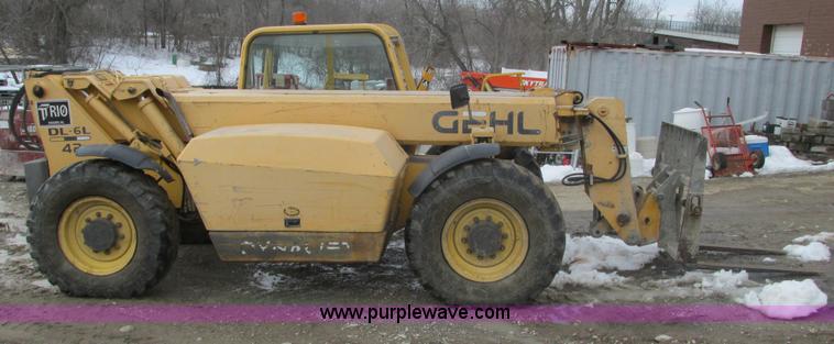 image for item F4406 1999 Gehl Dynalift DL6L-42 telehandler