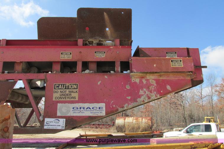 image for item F4721 Shop built electric conveyor