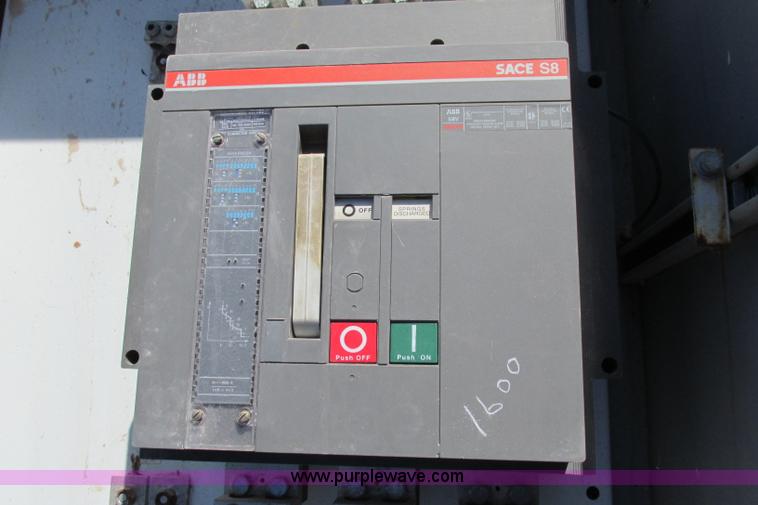 image for item F4725 ABB Sace S8 1600 amp magnetic breaker