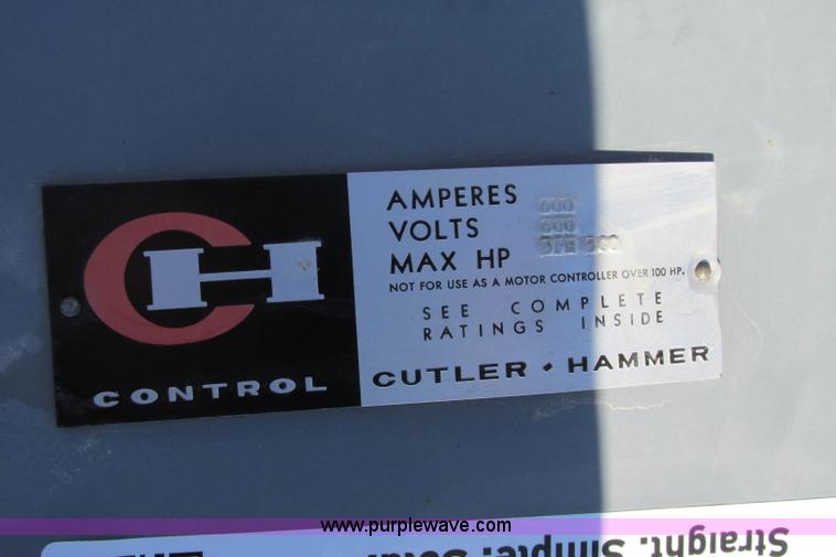 image for item F4726 Cutler Hammer 600 amp fuse disconnect