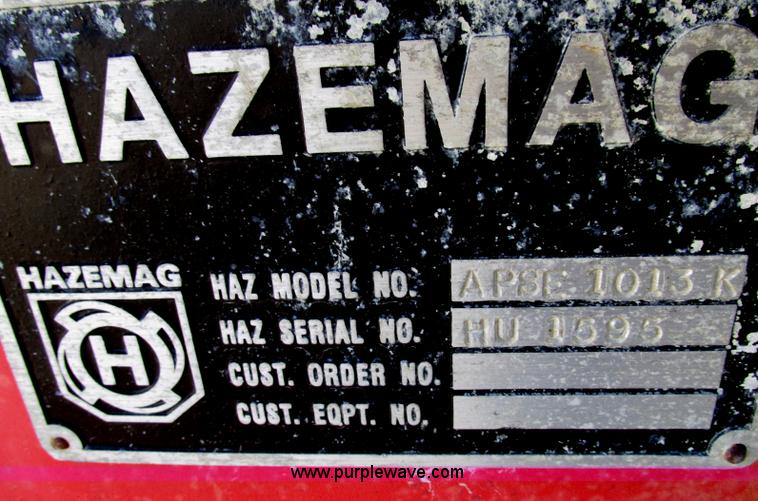 image for item F4739 Hazmag APSE 1013K impact crusher