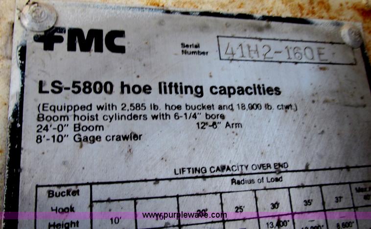 image for item F4744 Link Belt LS5800 excavator