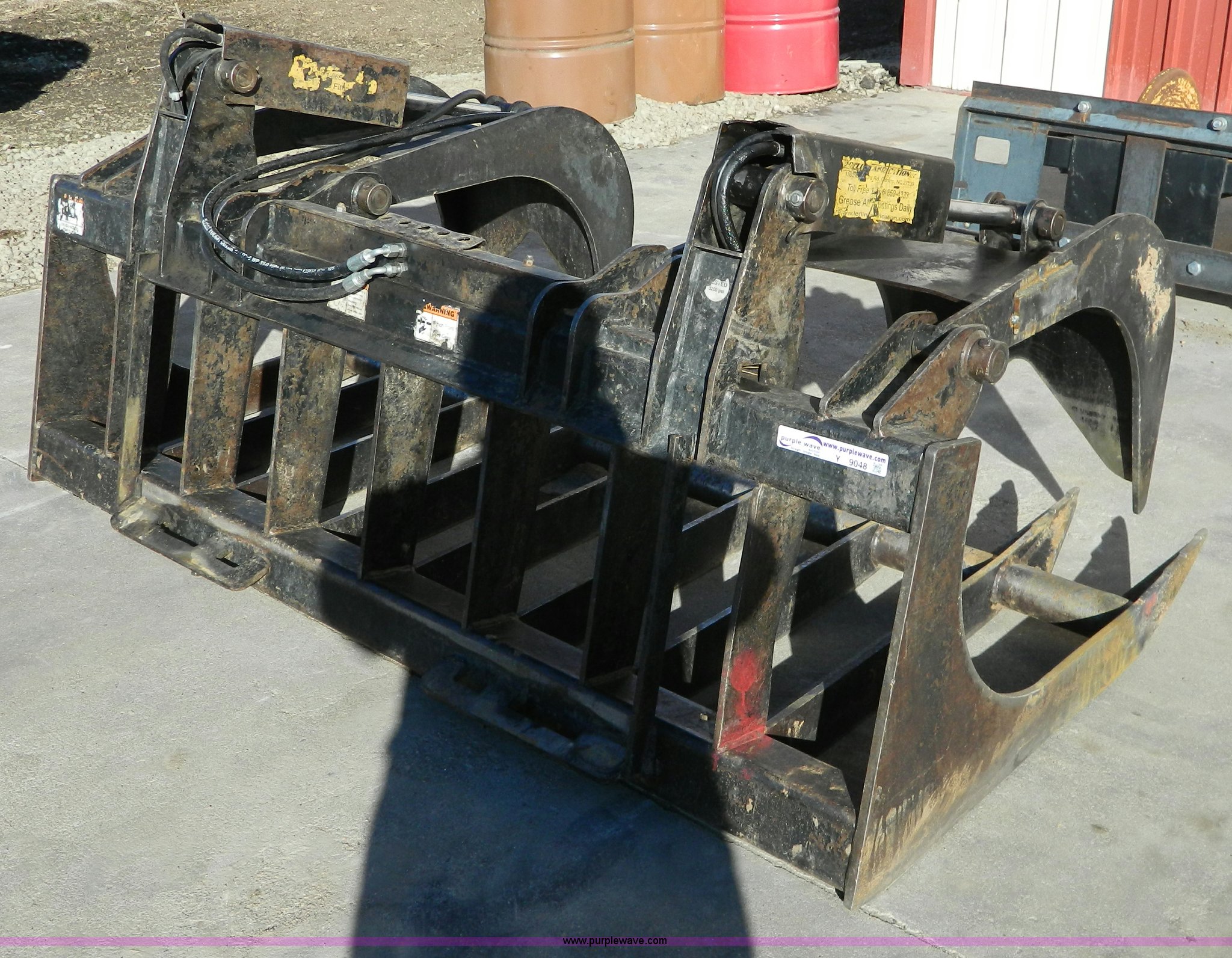 Skid steer grapple fork attachment in Phillipsburg, KS Item Y9048