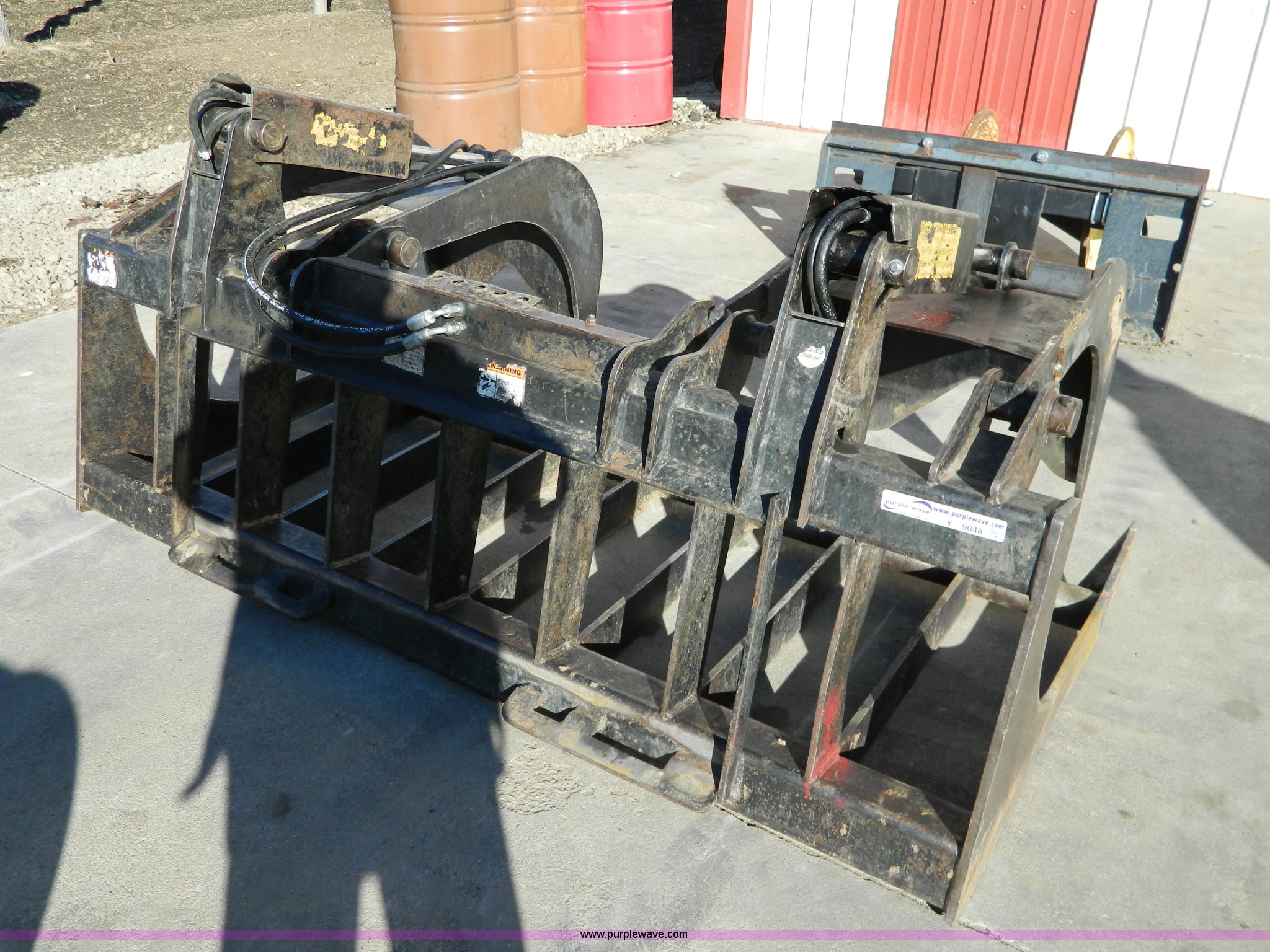 Skid steer grapple fork attachment in Phillipsburg, KS Item Y9048