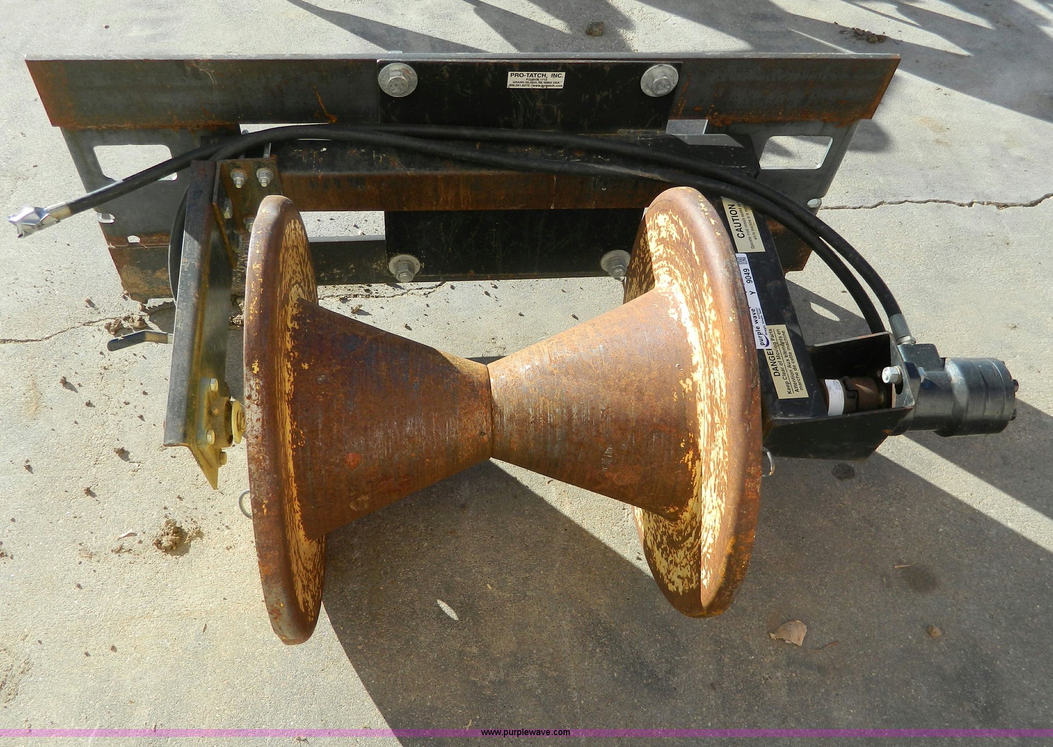 Skid steer wire roller attachment in Phillipsburg, KS Item Y9049 sold