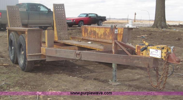 image for item B5415 1993 Belshe BC-2 tandem axle trailer