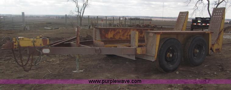 image for item B5415 1993 Belshe BC-2 tandem axle trailer