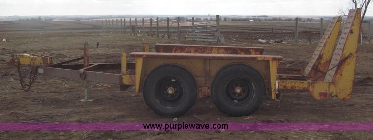 image for item B5415 1993 Belshe BC-2 tandem axle trailer