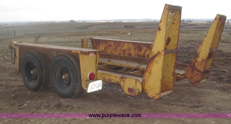 image for item B5415 1993 Belshe BC-2 tandem axle trailer