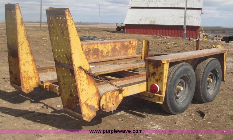 image for item B5415 1993 Belshe BC-2 tandem axle trailer