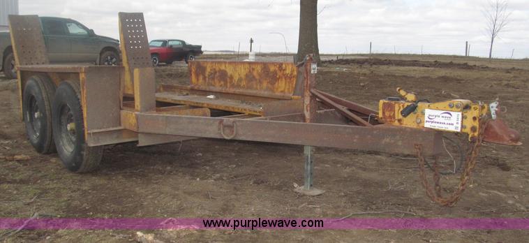 image for item B5415 1993 Belshe BC-2 tandem axle trailer