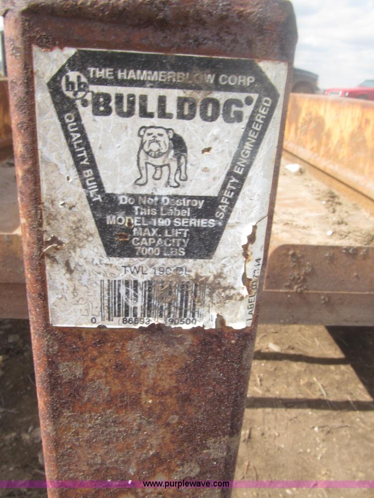 image for item B5415 1993 Belshe BC-2 tandem axle trailer