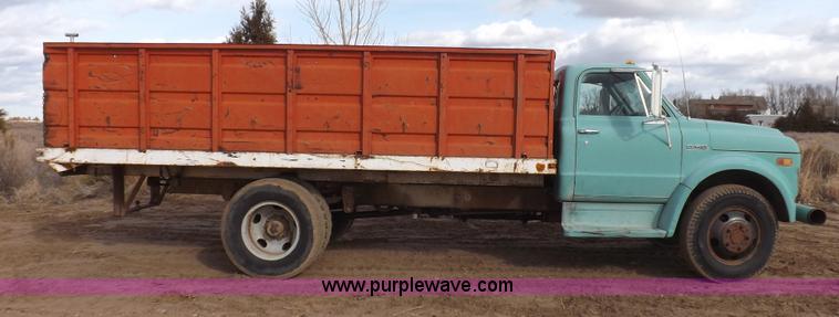 image for item F6441 1969 Chevrolet C50 dump truck