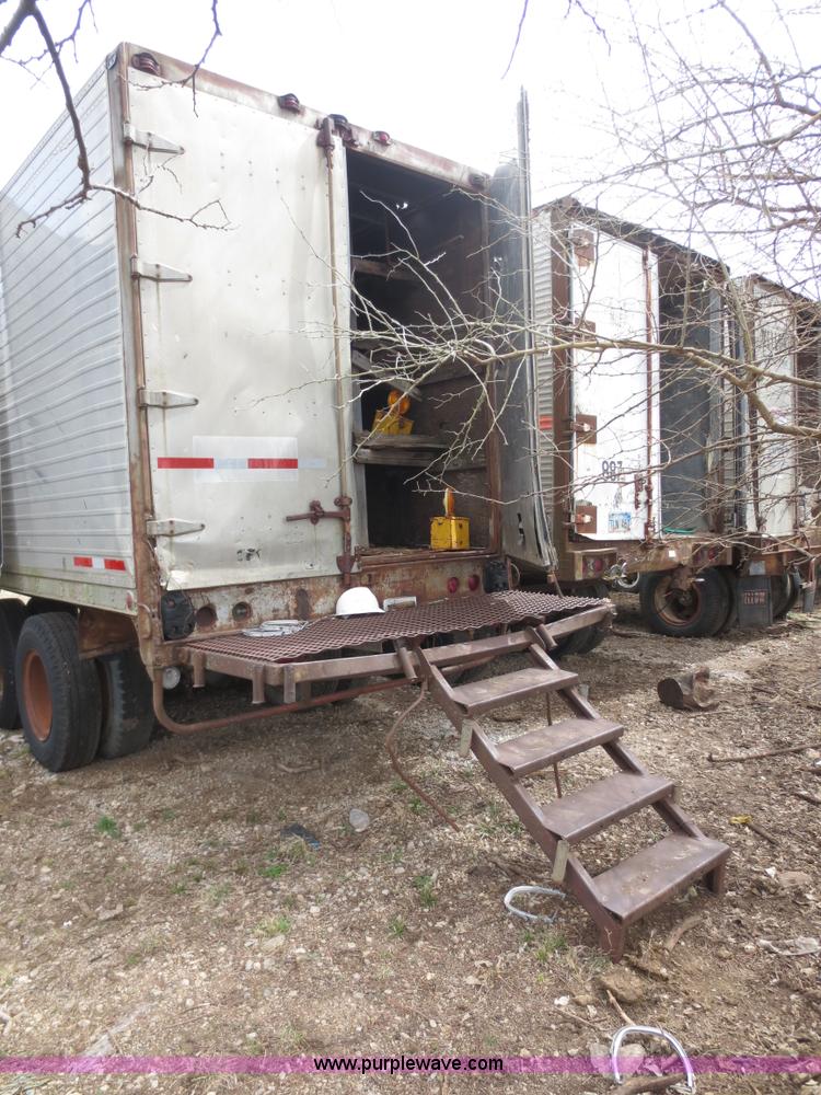 image for item F6625 1960 Brown XXXVRA36 35' storage trailer