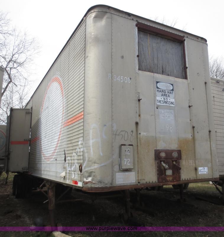 image for item F6626 1965 Highway 40' storage trailer