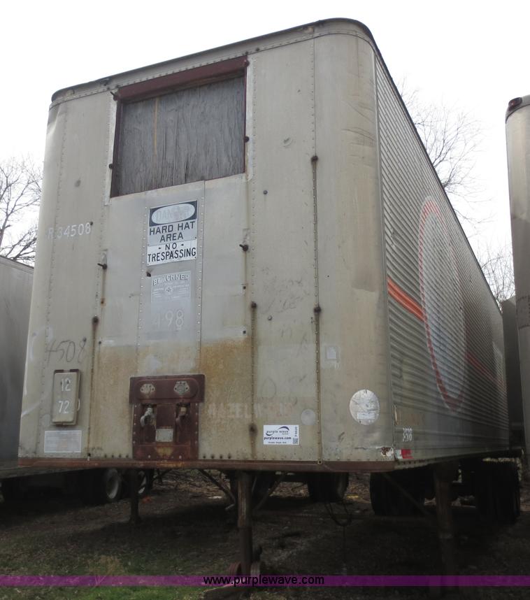 image for item F6626 1965 Highway 40' storage trailer