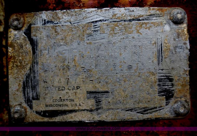 image for item F6626 1965 Highway 40' storage trailer