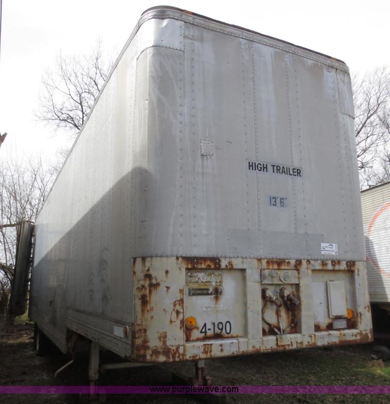image for item F6628 1972 Fruehauf 40' storage trailer