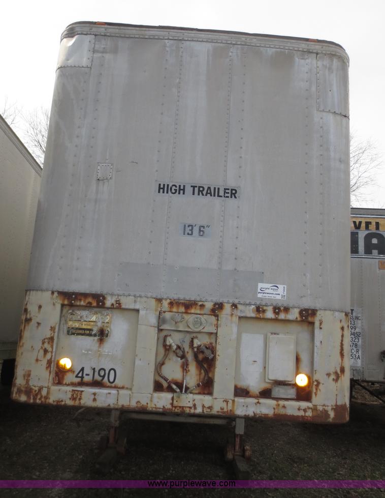 image for item F6628 1972 Fruehauf 40' storage trailer