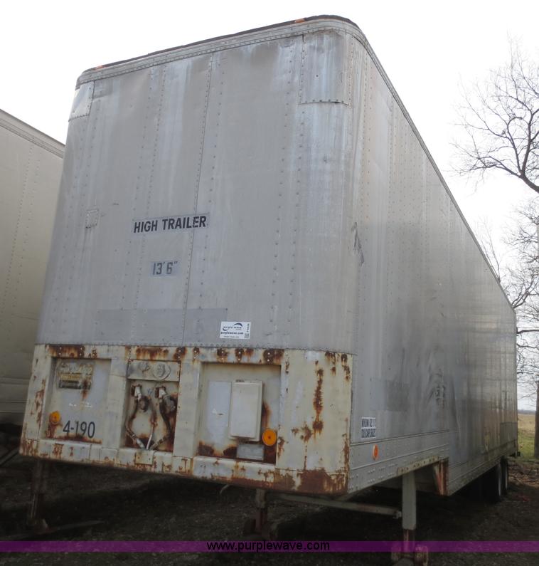 image for item F6628 1972 Fruehauf 40' storage trailer