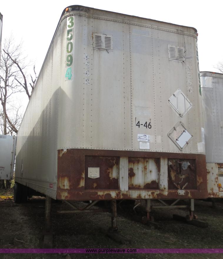 image for item F6629 1978 Fruehauf 43' storage trailer