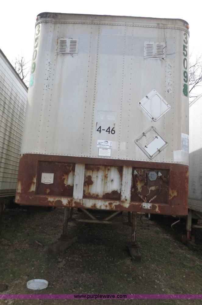 image for item F6629 1978 Fruehauf 43' storage trailer
