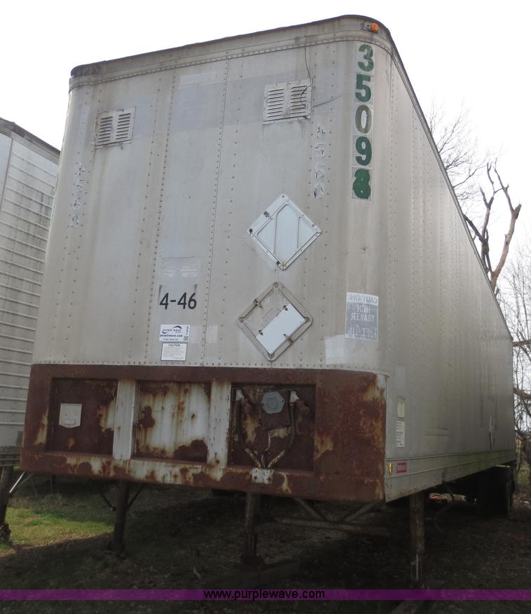 image for item F6629 1978 Fruehauf 43' storage trailer