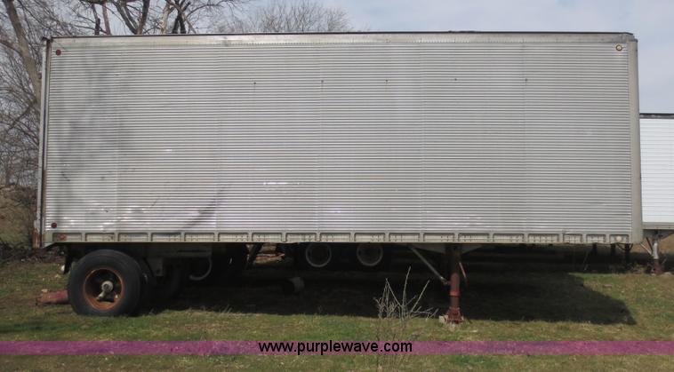 image for item F6631 1969 Fruehauf 27' storage trailer