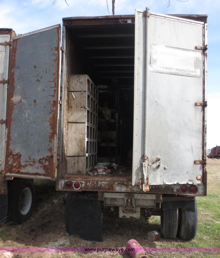 image for item F6631 1969 Fruehauf 27' storage trailer