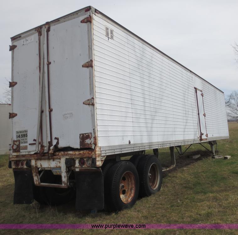 image for item F6633 1973 Timpte 42' storage trailer