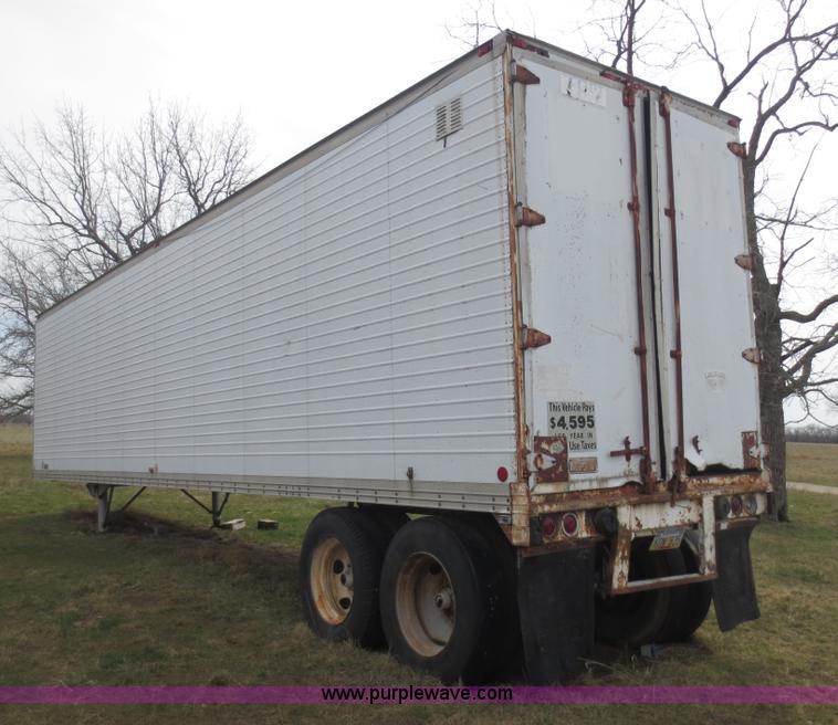 image for item F6633 1973 Timpte 42' storage trailer