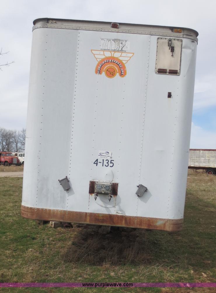 image for item F6633 1973 Timpte 42' storage trailer