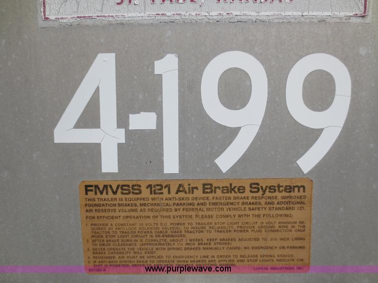 image for item F6634 1978 Lufkin 43' storage trailer