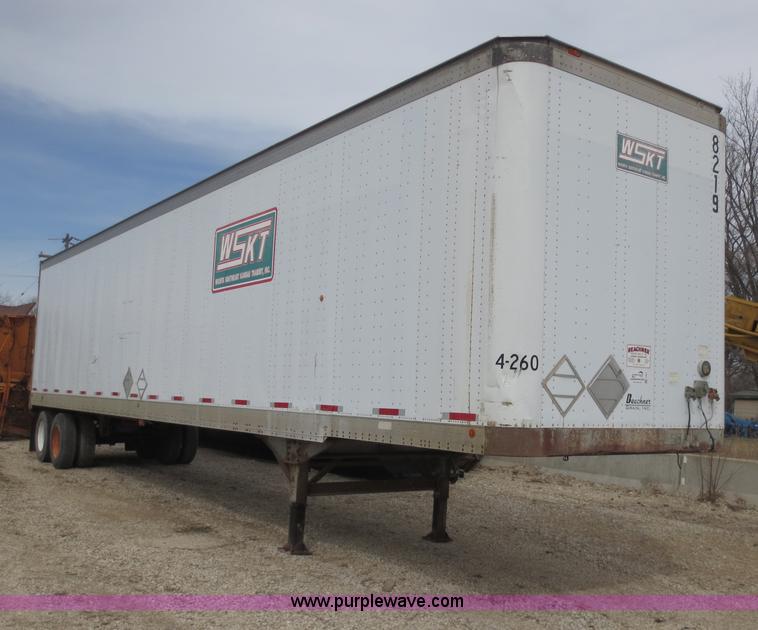 image for item F6641 1984 Lufkin 48' dry van trailer