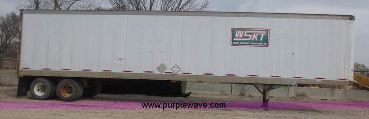 image for item F6641 1984 Lufkin 48' dry van trailer