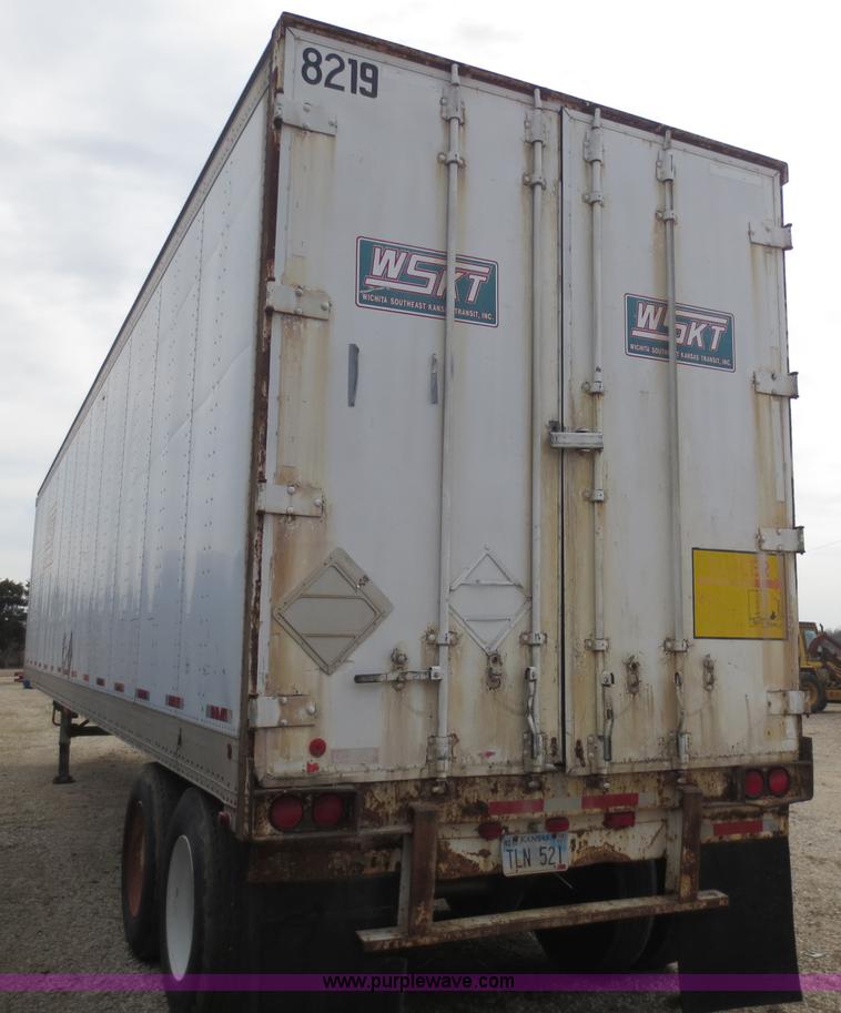 image for item F6641 1984 Lufkin 48' dry van trailer