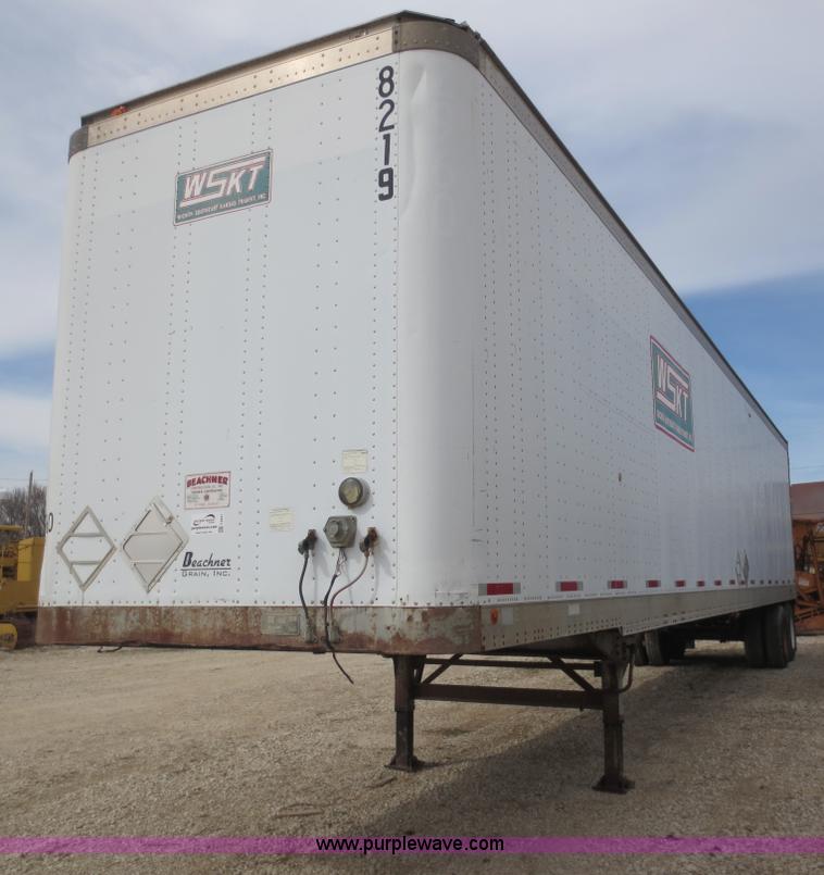 image for item F6641 1984 Lufkin 48' dry van trailer